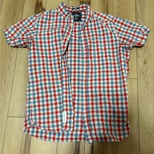 H&M Red and Blue Checkered Casual Shirt